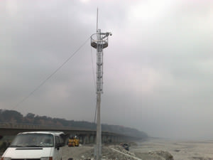 全時數位化網路監控，在既有人力下增加巡視密度，成功提升河川防災績效